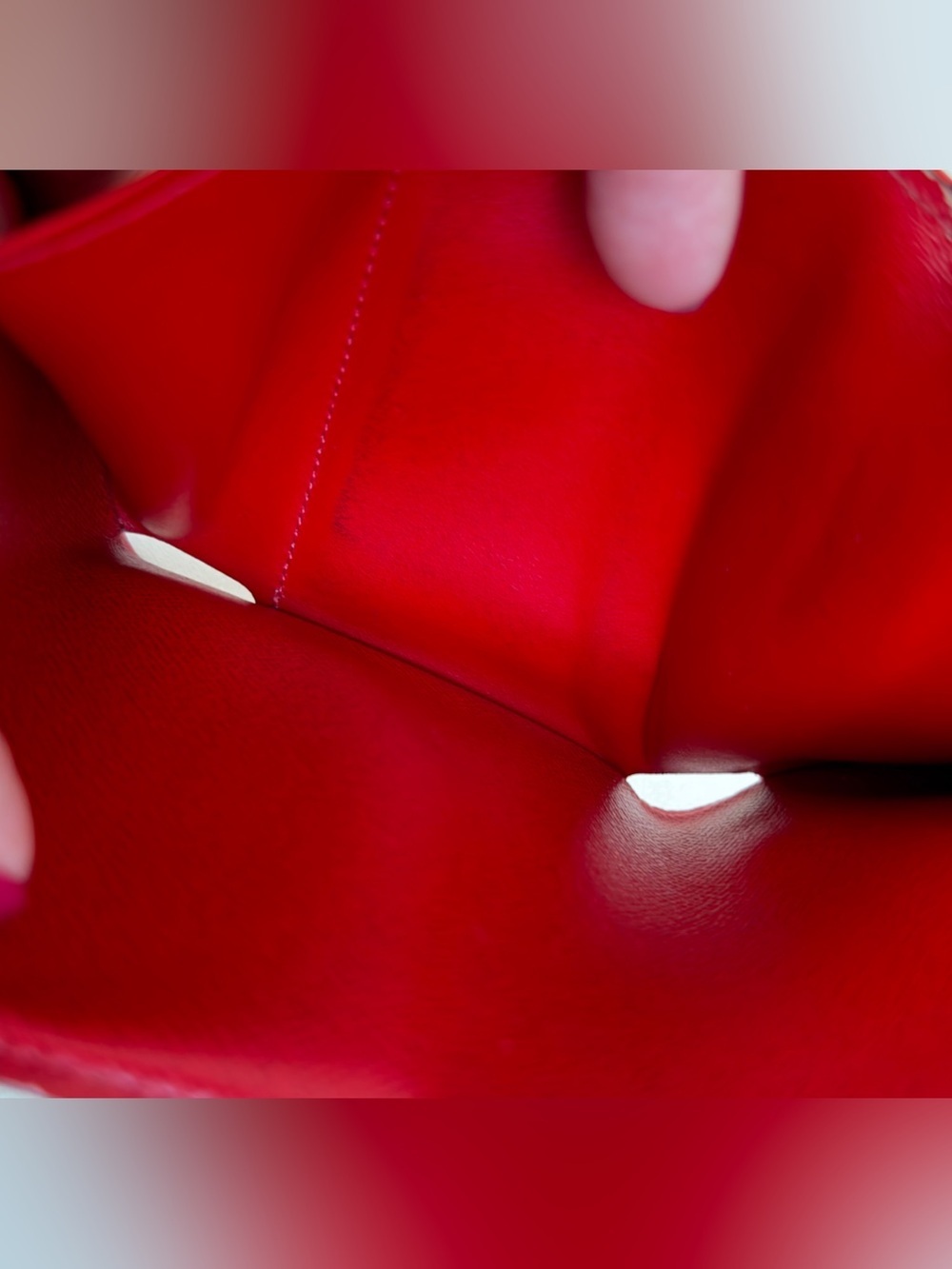 Louis Vuitton Victorine Wallet Damier Ebene Cerise Red RFID 2022 w Box Dust Bag - Picture 11 of 16